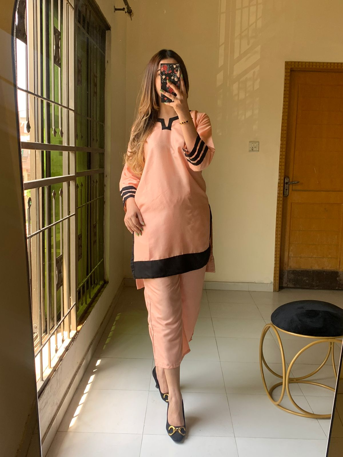 Amber Elegance Stitch 2Pcs