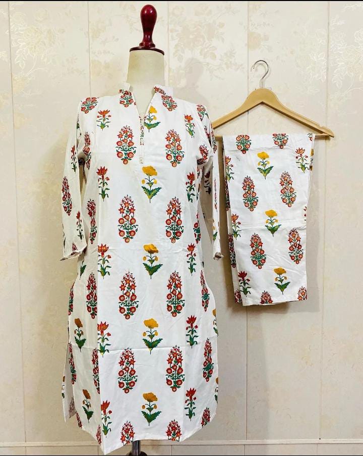 3D Flower Stitched 2Pcs