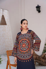 Matka Mirror Work Stitched 2Pcs