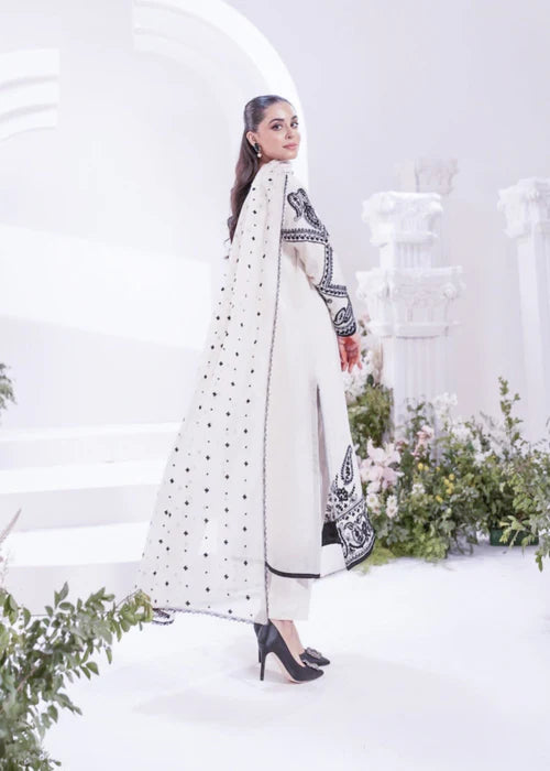 Ayra White Stitched 3Pcs