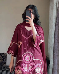 Royal Roots Stitched 3Pcs